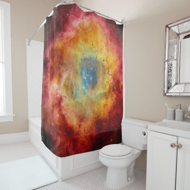 Rideaux De Douche Rosette Nebula (En situation)