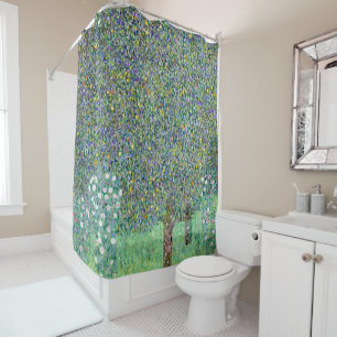 Rideaux De Douche Rosiers Sous Les Arbres, Gustav Klimt