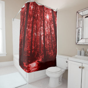 Rideaux De Douche Rouge de Shenandoah
