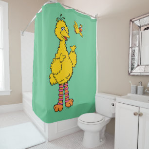 Rideaux De Douche Rue Sésame   Big Bird & Little Bird
