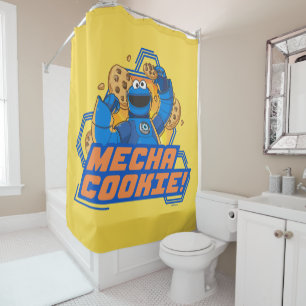 Rideaux De Douche Rue Sésame Cookie Monster Mecha Cookie!
