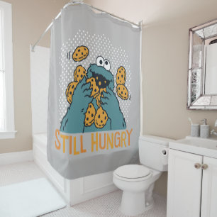 Rideaux De Douche Rue Sésame   Cookie Monster - Toujours affamé