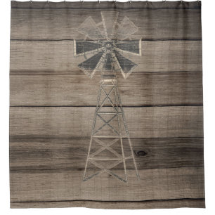 Rideaux De Douche Rustic Weathered