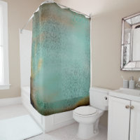 Rustique Antique Farmhouse Style Turquoise Faux La