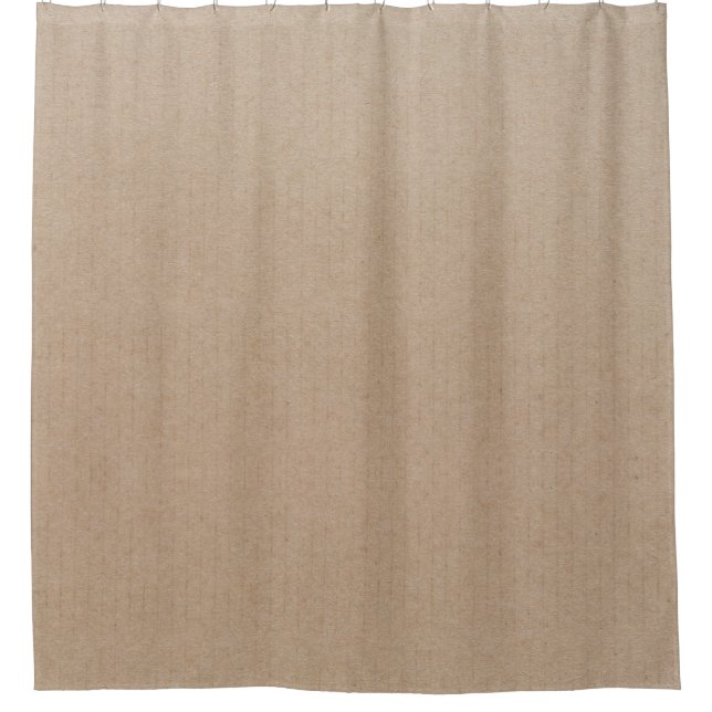 Rideaux De Douche Rustique Kraft papier blanc Modèle personnalisé (Devant)