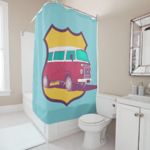 Rideaux De Douche RV Camper Life