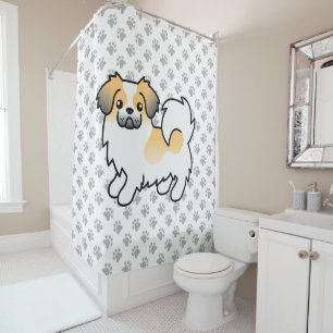 Rideaux De Douche Sable Fawn Parti Couleur Tibétain Espagnol mignon 