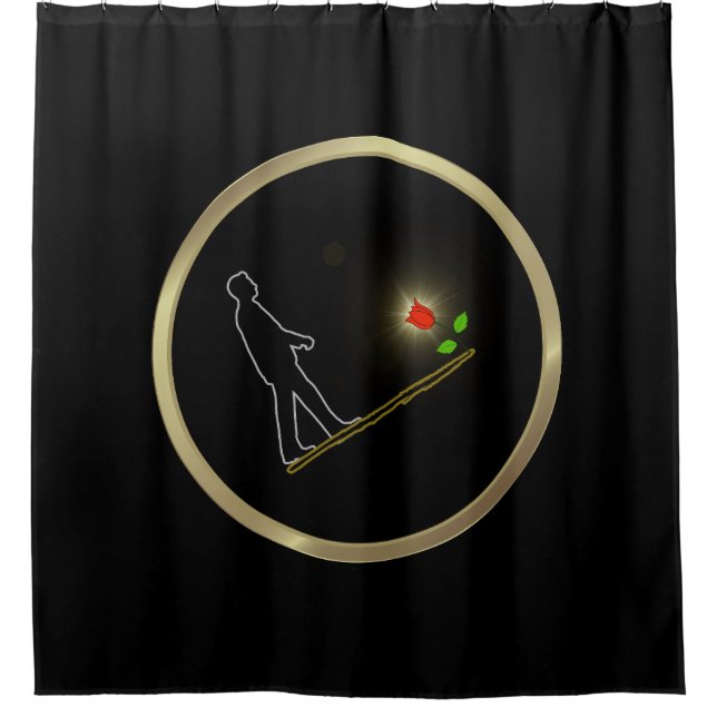 Rideaux De Douche Sac à cadeau minimal art (Devant)