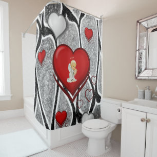 Rideaux De Douche Saint Valentin Douche rideau, Ange