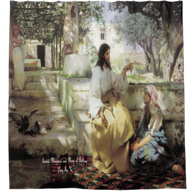 Rideaux De Douche Saints Martha et Marie de Béthanie (Devant)