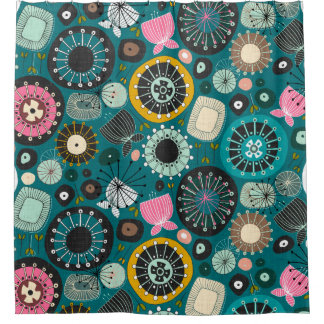 Rideaux De Douche SALLES turquoise