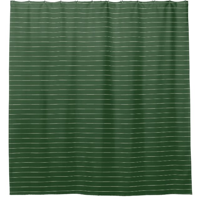 Rideaux De Douche Salmon vert olive rayure bohème tribale (Devant)
