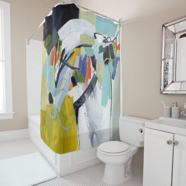 Rideaux De Douche Salon de Scarborough - Abstrait (En situation)