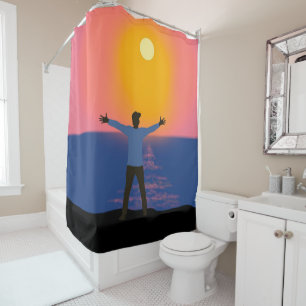 Rideaux De Douche Salutation au soleil