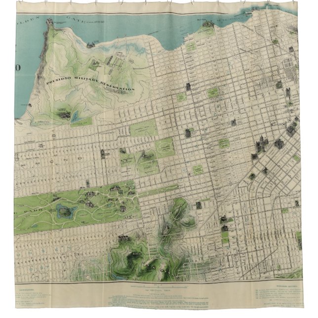 Rideaux De Douche San Francisco (Devant)