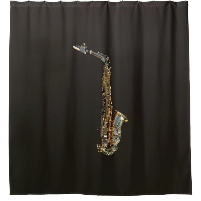 Rideaux De Douche Saxophone (Devant)