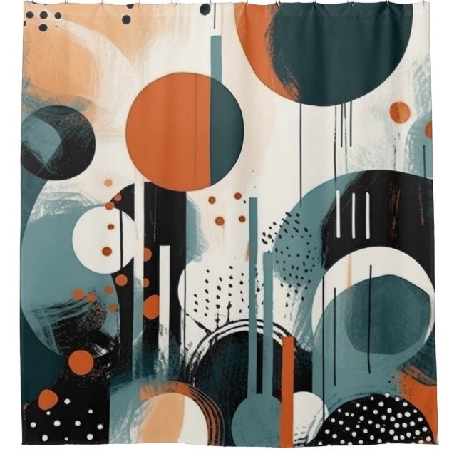 Rideaux De Douche Scandi Groove    (Devant)