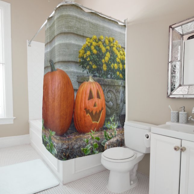 Rideaux De Douche Scène d'automne (En situation)