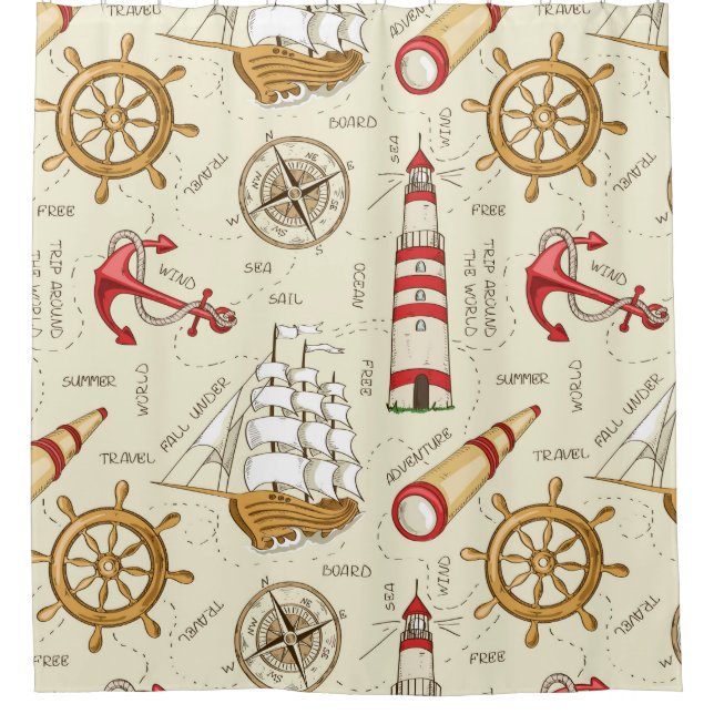 Rideaux De Douche Scène océanique (Devant)