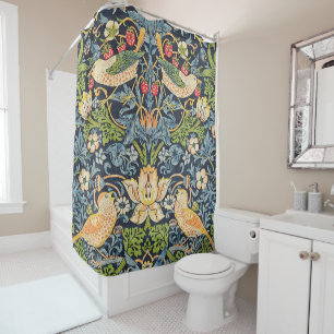 Rideaux De Douche Schéma floral William Morris Strawberry Thief
