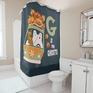 Rideaux De Douche Scooby-Doo   G est pour Ghosts