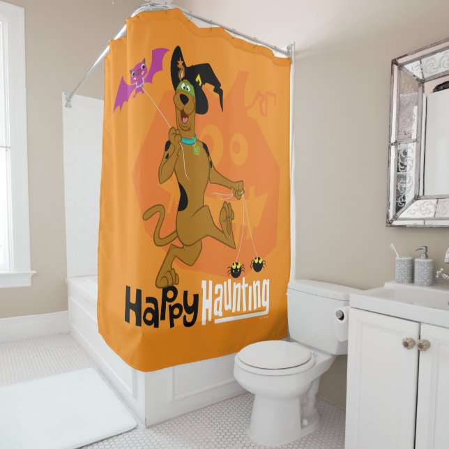 Rideaux De Douche Scooby-Doo | Happy Hauning (En situation)