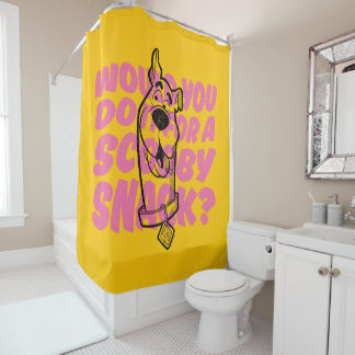 Rideaux De Douche Scooby-Doo |Le Feriez-Vous Pour Un Snack Scooby ?