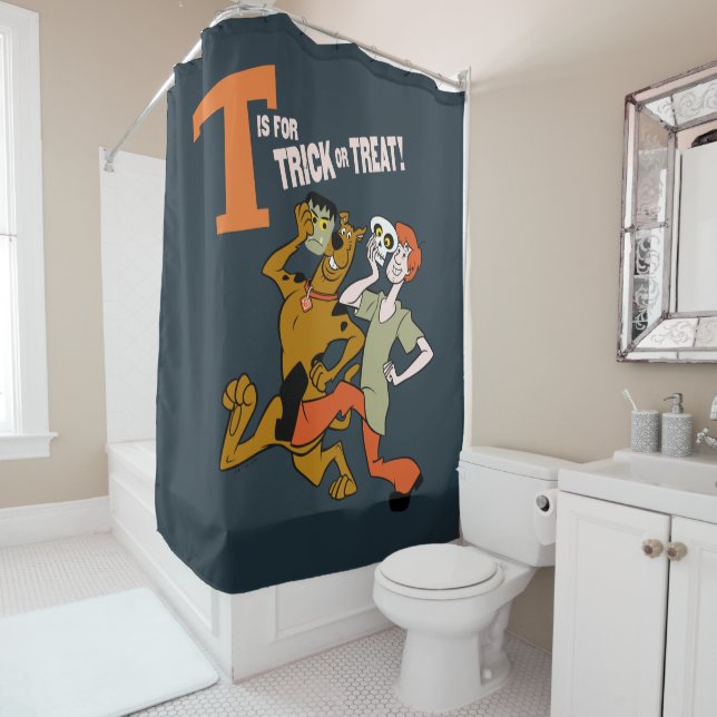 Rideaux De Douche Scooby-Doo | T est pour les essais (En situation)