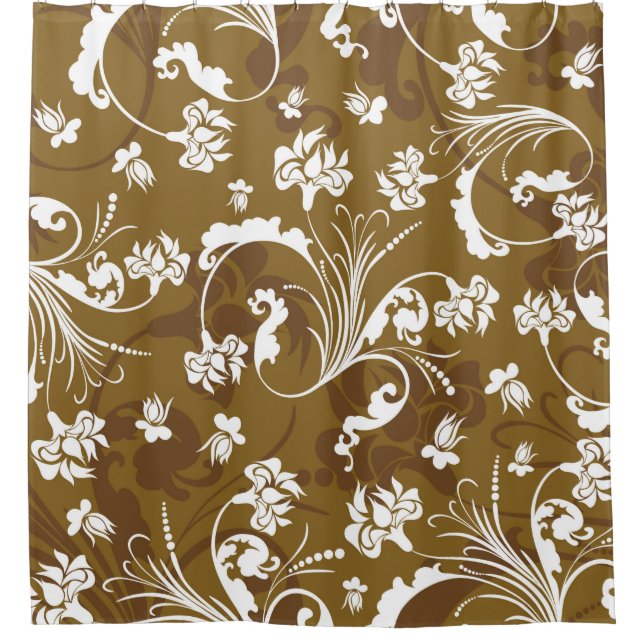 Rideaux De Douche Seamless floral pattern. abstract,art,background,b (Devant)