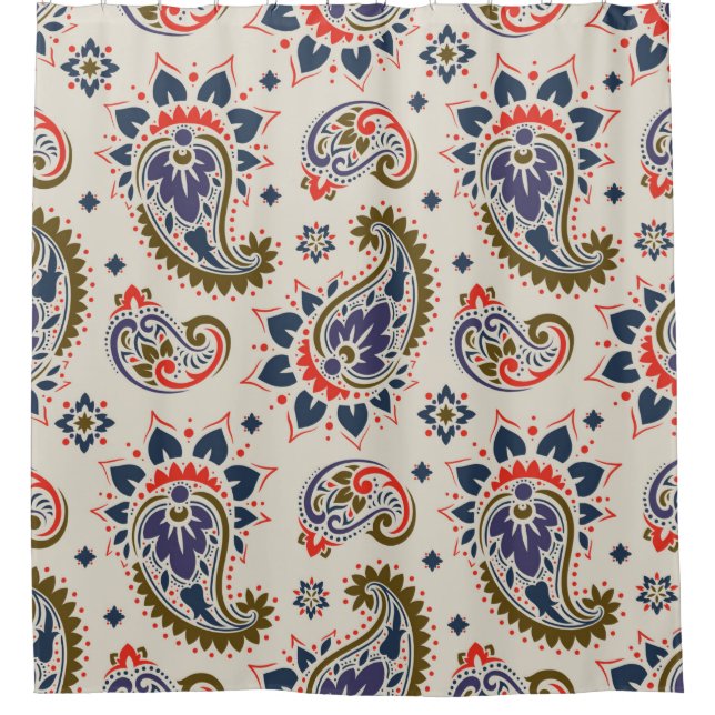 Rideaux De Douche Seamless paisley pattern (Devant)