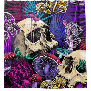 Rideaux De Douche Seamless wallpaper pattern. Bright Magic Psychedel