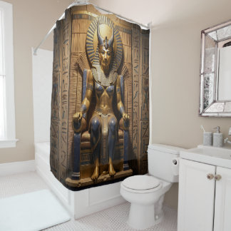 Rideaux De Douche Sekhmet – Déesse de guerre à tête de lion