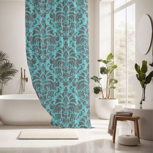 Rideaux De Douche Serene Damask Harmony (Créateur téléchargé)