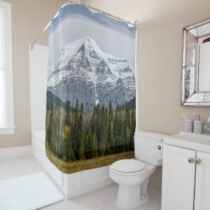 Rideaux De Douche Serene Mountain, Mont Robson du Canada