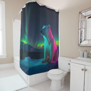 Rideaux De Douche Sérénité polaire dans les Pastels