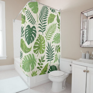 Rideaux De Douche Sérénité Tropicale