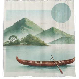 RIDEAUX DE DOUCHE "SERENITY" - SHOWER CURTAIN
