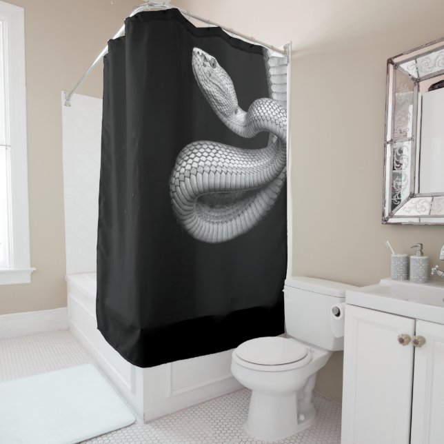 Rideaux De Douche Serpent (En situation)
