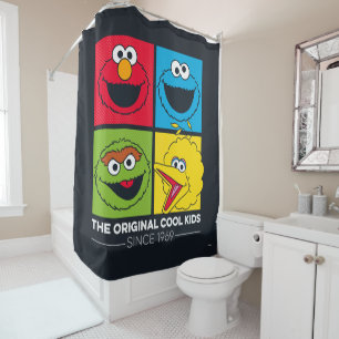 Rideaux De Douche Sesame Street   les enfants frais originaux