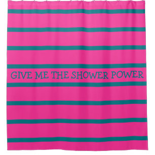 Rideaux De Douche SEULEMENT DES BANDES DE COULEUR - rose + votre dos