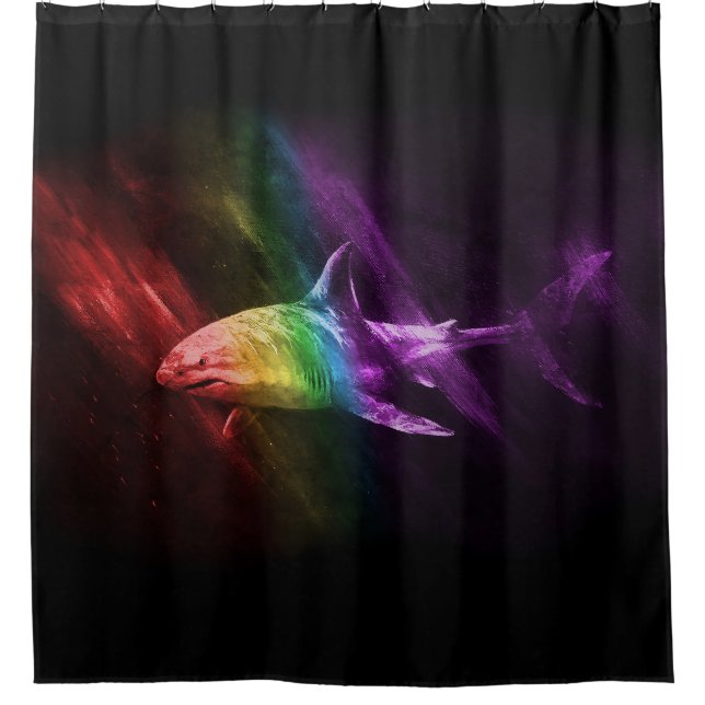 Rideaux De Douche Shark 2 Pride (Devant)