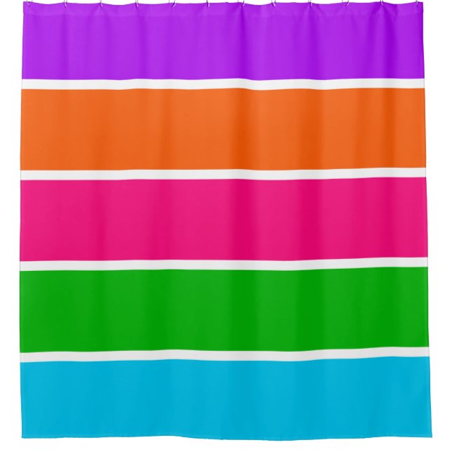 Rideaux De Douche Sherbet Stripes (Devant)