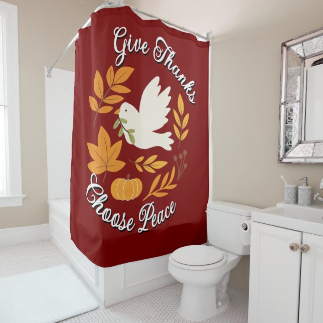 Rideaux De Douche Shower Curtain (En situation)