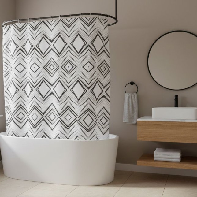 Rideaux De Douche Shower curtain for contemporary bathroom (Créateur téléchargé)