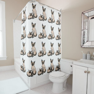 Rideaux De Douche Siamese