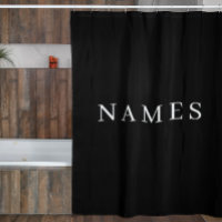 Simple Black Custom Ajouter Votre Nom Élégant