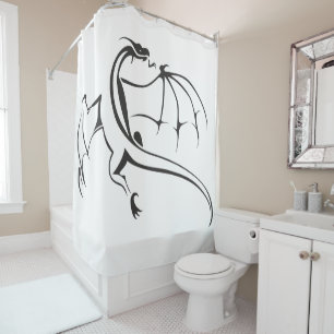 Rideaux De Douche Simple Dragon Volant