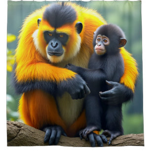 Rideaux De Douche Singe
