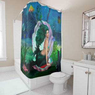 Rideaux De Douche Sirène de saphir