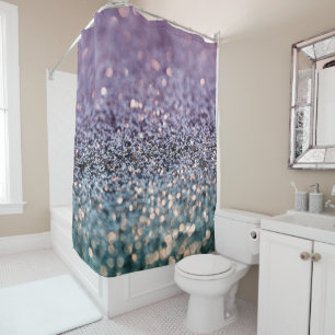 Rideaux De Douche Sirène Paillettes Bokeh Glam 2